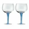 Denby Imperial Blue Set Of 2 Gin Glasses -HARTS OF STUR Sales 400013511 Denby Imperial Blue Set Of 2 Gin Glasses