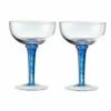 Denby Imperial Blue Set Of 2 Champagne Saucers 1 Denby Imperial Blue Set Of 2 Champagne Saucers -HARTS OF STUR Sales 400013512 Denby Imperial Blue Set Of 2 Champagne Saucers