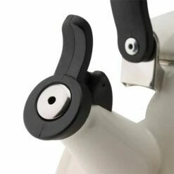 Le Creuset Meringue Kone Kettle -HARTS OF STUR Sales 40101027160000 Le Creuset Kone Kettle with Fixed Whistle 1 6L Meringue 2