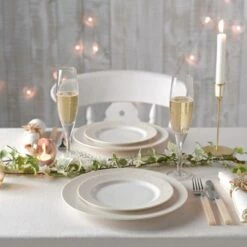 Denby Monsoon Lucille Gold Set Of 2 Champagne Flutes -HARTS OF STUR Sales 401013767 Denby Monsoon Lucille Gold Pack of 2 Champagne Flutes 2