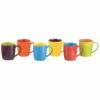 BIA Set Of 6 Cappuccino Mugs Assorted Colours -HARTS OF STUR Sales 403045G 876 DRH Bia Cappuccino Mugs Assorted Colours