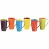 BIA Set Of 6 Latte Mugs Assorted Colours -HARTS OF STUR Sales 403046G 876 DRH Bia Latte Mugs Assorted Colours