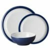 Denby Elements Dark Blue 12 Piece Tableware Set -HARTS OF STUR Sales 405041981 Denby Elements Dark Blue 12 Piece Tableware Set