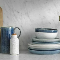 Denby Studio Blue Chalk Medium Coupe Plate 11 Denby Studio Blue Chalk Medium Coupe Plate -HARTS OF STUR Sales 407012004 Denby Studio Blue Chalk Medium Coupe Plate 4