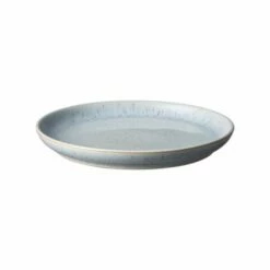 Denby Studio Blue Pebble Medium Coupe Plate -HARTS OF STUR Sales 408012004 Denby Studio Blue Pebble Medium Coupe Plate 1