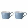 Denby Studio Blue Brew Set Of 2 Tea/Coffee Cups