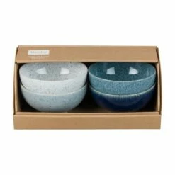 Denby Studio Blue 4 Piece Rice Bowl Set -HARTS OF STUR Sales 411040045 Denby Studio Blue Set Of 4 Rice Bowls 1