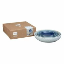 Denby Studio Blue 4 Piece Nesting Bowl Set -HARTS OF STUR Sales 411040650 Denby Studio Blue Set Of 4 Nesting Bowls 1