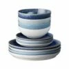 Denby Studio Blue 12 Piece Tableware Set 1 Denby Studio Blue 12 Piece Tableware Set -HARTS OF STUR Sales 411040958 Denby Studio Blue 12 Piece Tableware Set