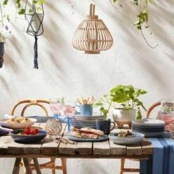 Denby Studio Blue 4 Piece Medium Coupe Plate Set -HARTS OF STUR Sales 411042004 Denby Studio Blue Set Of 4 Medium Coupe Plates 4