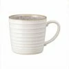 Denby Studio Grey White Ridged Mug -HARTS OF STUR Sales 426011610 Denby Studio Grey White Ridged Mug