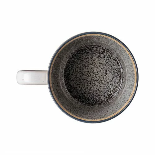 Denby Studio Grey White Ridged Mug 5 Denby Studio Grey White Ridged Mug - Image 3