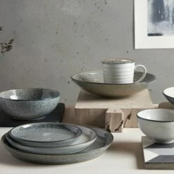Denby Studio Grey Small Coupe Plate 9 Denby Studio Grey Small Coupe Plate -HARTS OF STUR Sales 426012003 Denby Studio Grey Small Coupe Plate 3