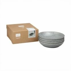 Denby Studio Grey Set Of 4 Pasta Bowls -HARTS OF STUR Sales 426040044 Denby Studio Grey Set Of 4 Pasta Bowls 3