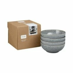 Denby Studio Grey Set Of 4 Cereal Bowls 7 Denby Studio Grey Set Of 4 Cereal Bowls -HARTS OF STUR Sales 426042007 Denby Studio Grey Set Of 4 Cereal Bowls 1