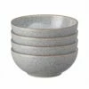Denby Studio Grey Set Of 4 Cereal Bowls -HARTS OF STUR Sales 426042007 Denby Studio Grey Set Of 4 Cereal Bowls