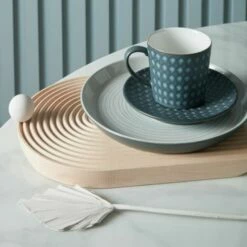 Denby Impression Charcoal Diamond Small Plate -HARTS OF STUR Sales 437010203 Denby Impression Charcoal Diamond Small Plate 1