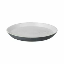 Denby Impression Charcoal 4 Piece Spiral Dinner Plate Set -HARTS OF STUR Sales 437042555 Denby Impression Charcoal Set Of 4 Spiral Dinner Plates 1