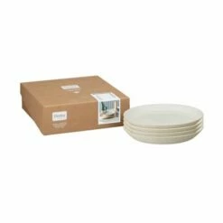 Denby Impression Cream 4 Piece Medium Plate Set -HARTS OF STUR Sales 438040004 Denby Impression Cream Set Of 4 Medium Plates 3