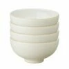 Denby Impression Cream 4 Piece Rice Bowl Set -HARTS OF STUR Sales 438040045 Denby Impression Cream Set Of 4 Rice Bowls