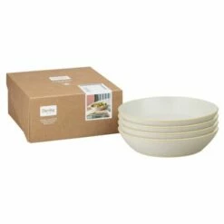 Denby Impression Cream 4 Piece Pasta Bowl Set -HARTS OF STUR Sales 438044044 Denby Impression Cream Set Of 4 Pasta Bowls 2