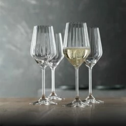 Spiegelau LifeStyle Champagne Glasses Set Of 4 -HARTS OF STUR Sales 4450177 Spiegelau Set of Four LifeStyle Champagne Glasses 5