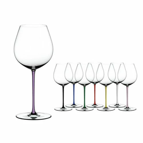 Riedel Hand Made Fatto A Mano Old World Pinot Noir Wine Glass Violet 5 Riedel Hand Made Fatto A Mano Old World Pinot Noir Wine Glass Violet - Image 3