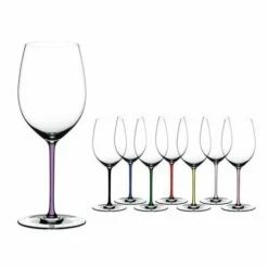 Riedel Hand Made Fatto A Mano Cabernet / Merlot Wine Glass Violet -HARTS OF STUR Sales 49000V Riedel Hand Made Fatto a Mano Cabernet Violet 2