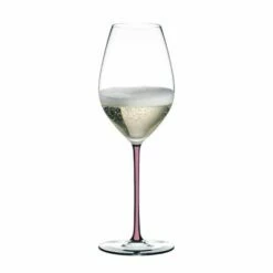 Riedel Hand Made Fatto A Mano Champagne Wine Glass Mauve -HARTS OF STUR Sales 490028 MA Riedel Hand Made Fatto A Mano Champagne Wine Glass Mauve 1