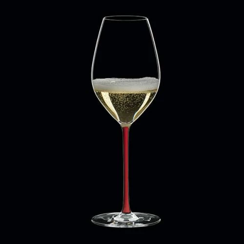 Riedel Hand Made Fatto A Mano Champagne Wine Glass Red 5 Riedel Hand Made Fatto A Mano Champagne Wine Glass Red - Image 4