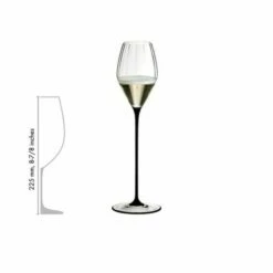 Riedel High Performance Champagne Glass Black -HARTS OF STUR Sales 499428B Riedel High Performance Champagne Glass Black 2
