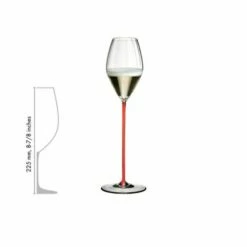 Riedel High Performance Champagne Glass Red -HARTS OF STUR Sales 499428R Riedel High Performance Champagne Glass Red 2