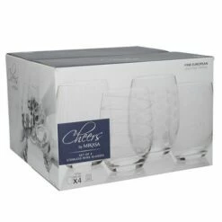 Mikasa Cheers Set Of 4 17oz Stemless Wine Glasses 5 Mikasa Cheers Set Of 4 17oz Stemless Wine Glasses -HARTS OF STUR Sales 5095528 Mikasa Cheers Set Of 4 17oz Stemless Wine Glasses 1
