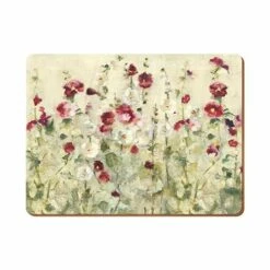 Creative Tops Wild Field Poppies Set Of 6 Premium Table Mats