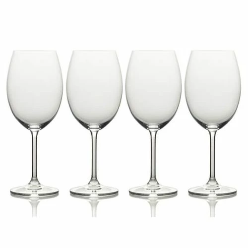 Mikasa Julie Set Of 4 25oz Red Wine Glasses 3 Mikasa Julie Set Of 4 25oz Red Wine Glasses