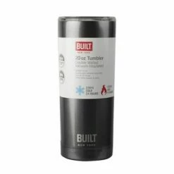 Built 568ml Double Walled Stainless Steel Travel Mug Charcoal Grey 7 Built 568ml Double Walled Stainless Steel Travel Mug Charcoal Grey -HARTS OF STUR Sales 5193246 Built 20oz Water Tumbler Charcoal Grey 2