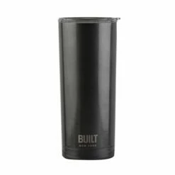 Built 568ml Double Walled Stainless Steel Travel Mug Charcoal Grey