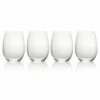 Mikasa Julie Set Of 4 19.75oz Stemless Wine Glasses -HARTS OF STUR Sales 5193458 Mikasa Julie Set Of 4 19 75oz Stemless Wine Glasses