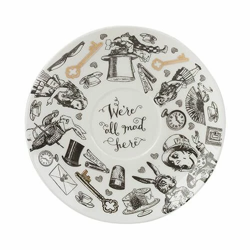 Alice In Wonderland Espresso Cup & Saucer 4 Alice In Wonderland Espresso Cup & Saucer - Image 2