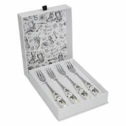 Alice In Wonderland Set 4 Pastry Forks -HARTS OF STUR Sales 5227081 Alice in Wonderland Set Of 4 Pastry Forks 3