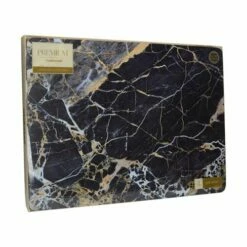 Creative Tops Navy Marble Pack Of 4 Large Premium Placemats 6 Creative Tops Navy Marble Pack Of 4 Large Premium Placemats -HARTS OF STUR Sales 5233719 Creative Tops Navy Marble Pack Of 4 Large Premium Placemats 1