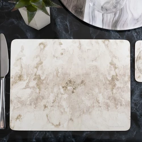 Creative Tops Grey Marble Pack Of 6 Premium Placemats 5 Creative Tops Grey Marble Pack Of 6 Premium Placemats - Image 3