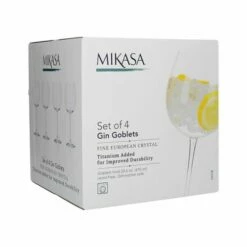 Mikasa Julie Set Of 4 Gin Goblets -HARTS OF STUR Sales 5234309 Mikasa Julie Set Of 4 Gin Goblets 1