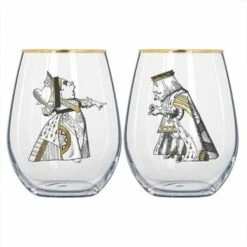 Alice In Wonderland Set Of 2 Tumblers