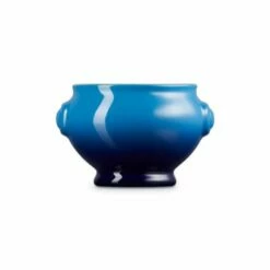 Le Creuset Azure Blue Stoneware Lion Head Soup Bowl 9 Le Creuset Azure Blue Stoneware Lion Head Soup Bowl -HARTS OF STUR Sales 60110062200006 Le Creuset Azure Blue Stoneware Lion Head Soup Bowl 2