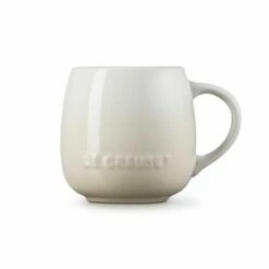 Le Creuset Meringue Stoneware Coupe Collection Sphere Mug -HARTS OF STUR Sales 60324327160099 Le Creuset Meringue Stoneware Sphere Mug 2