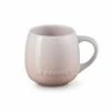 Le Creuset Shell Pink Stoneware Coupe Collection Sphere Mug -HARTS OF STUR Sales 60324327770099 Le Creuset Shell Pink Stoneware Sphere Mug