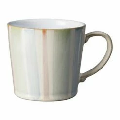 Denby Multi Stripe Painted Large Mug