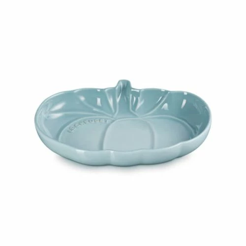 Le Creuset Sea Salt Stoneware Medium Pumpkin Dish 3 Le Creuset Sea Salt Stoneware Medium Pumpkin Dish