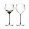 Riedel Veloce Chardonnay Wine Glasses Set Of 2 2 Riedel Veloce Chardonnay Wine Glasses Set Of 2 -HARTS OF STUR Sales 633097 Riedel Veloce Pack of Two Chardonnay Glasses